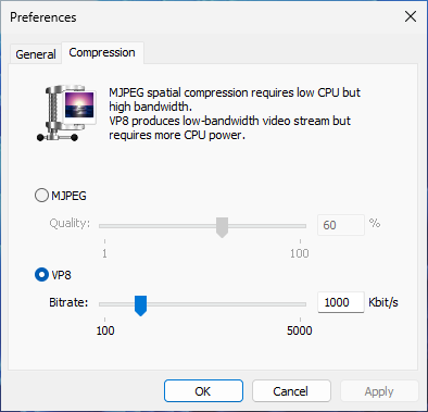 Compression Settings